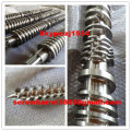 Barril del tornillo gemelo cónico en Stock